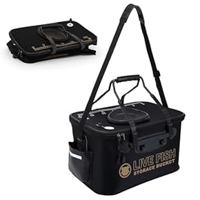 バッカン 28L ブラック 水汲みバケツ付き タックルボックス 釣り バッカン 28L ブラック 水汲みバケツ付き タックルボックス 釣り